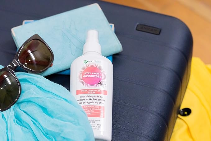 EarthKind Stay Away Mosquitoes Insect Repellent - Plant-Based, Unscented Mosquito Body Spray with Picaridin - Up to 14-Hour Protection - Safe for Children When Used As Directed - 4-Oz (2-Pack)