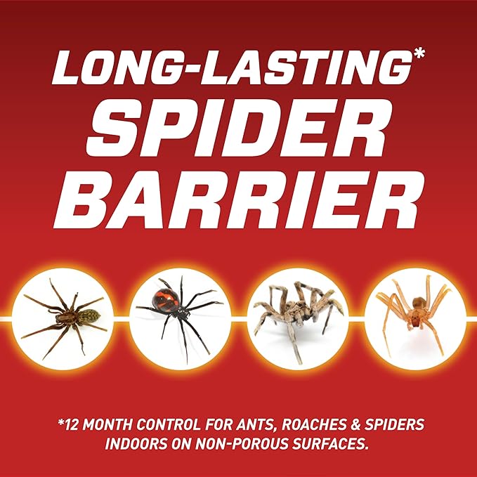 Ortho Home Defense Insect Killer for Indoor & Perimeter2: With Comfort Wand, Kills Ants, Cockroaches, Spiders, Fleas & Ticks, Odor Free, 1.1 gal., Pack of 4