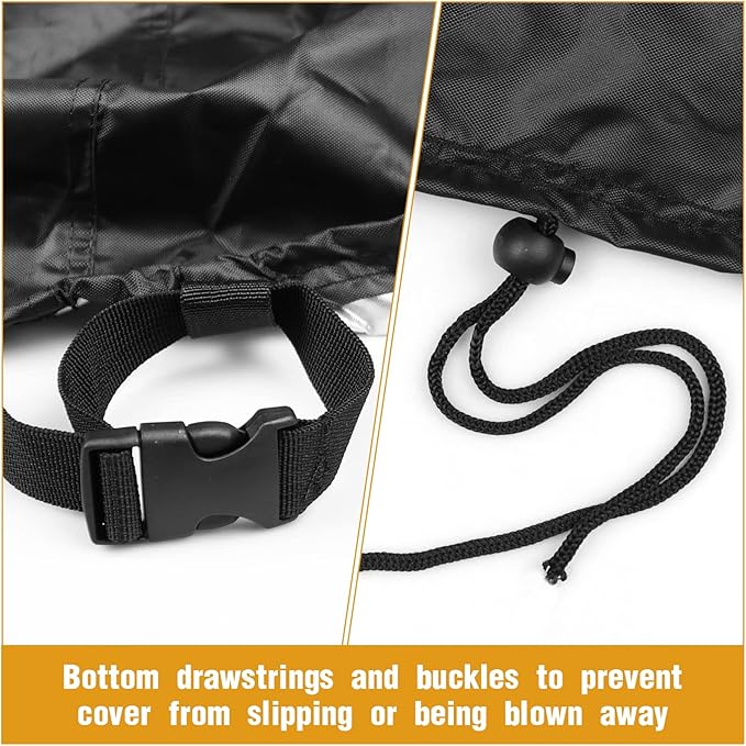 41 Inch Waterproof Outdoor Bar Set Cover, Heavy Duty Patio Bar Set Cover for Wicker Bar Table Set 41"x38"x40",Balcony Bar Set with Stools Cover