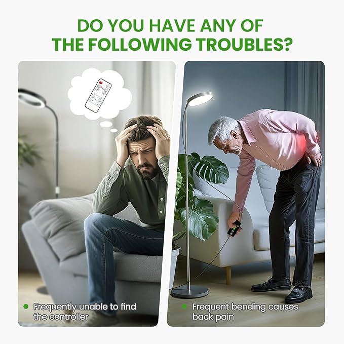 Grow Light for Indoor Plants,Upgrade Controller,Red Blue White Full Spectrum 95 LED Bulbs,60IN Stand Tall, Auto Timer, Stable Base,10 Dimmable Halo Floor Growth Lamp for Large Small Plant