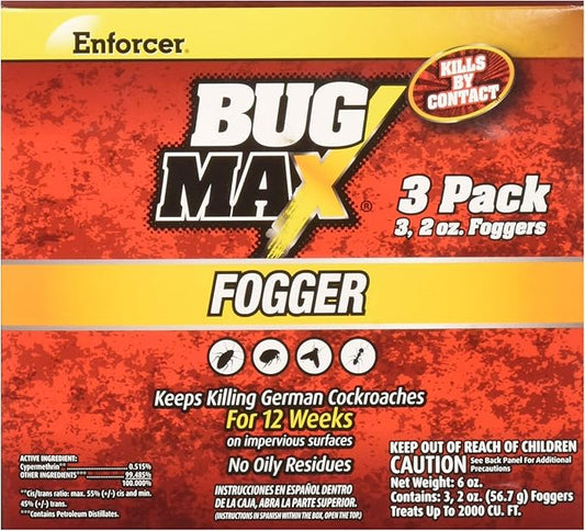 Enforcer EBMFOG2 3-Count BugMax Fogger, 2-Ounce