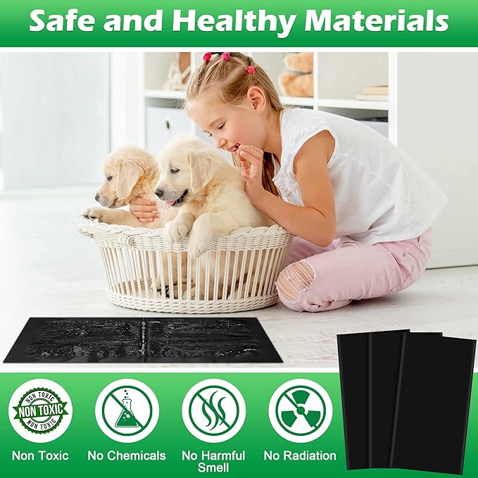 12 Pack Large Super Sticky Rat Glue Traps, Mouse Glue Traps, Mouse Sticky Trap, Mice Traps, Snake Traps, Rat Snake Sticky Traps for Home Outdoor Indoor Restaurant Office (26" x 11")