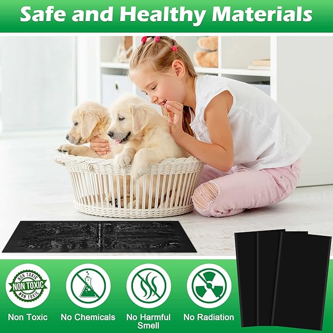 36 Pack Super Sticky Rat Traps, Sticky Mouse Traps, Sticky Snake Traps, Mice Mouse Rat Glue Traps, Sticky Glue Traps for Mice Rats Snakes Roaches Indoor Home Outdoor Kitchen, Easy to Set (26" x 11")