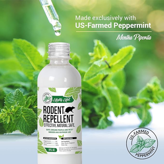 8oz Peppermint Oil Rodent Repellent Spray (2)