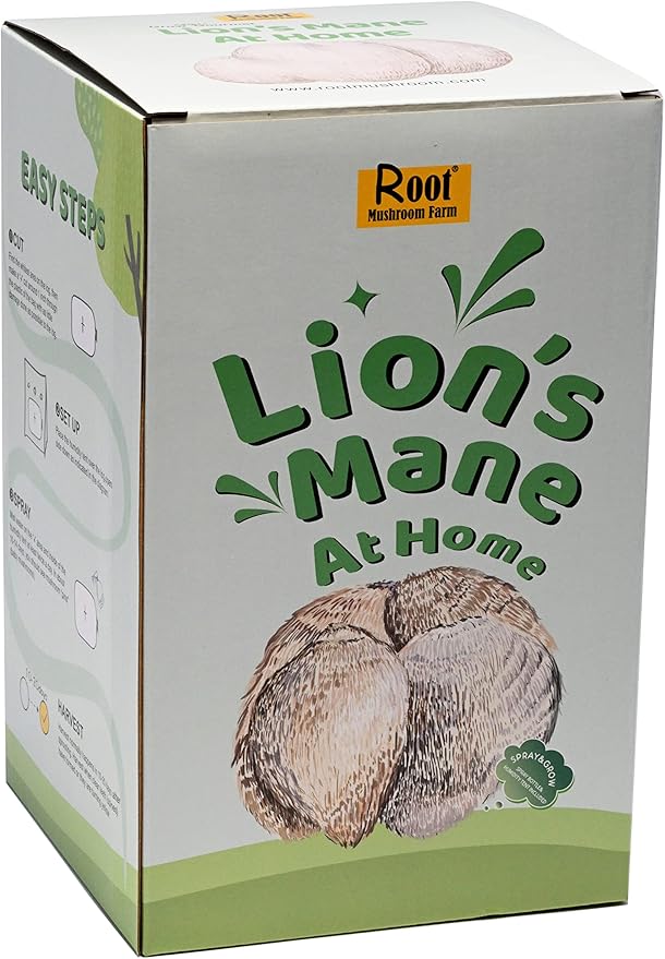 Lion's Mane Grow Kit (one kit), 3.2 Pound Log