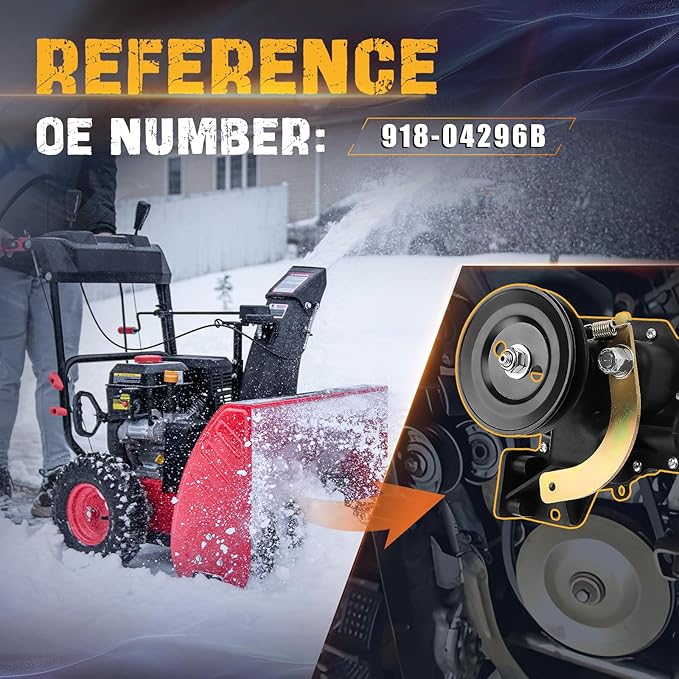 918-04296B Snow Blower Transmission, Compatible with MTD Yard Machines Snow Blower Transmission Assembly