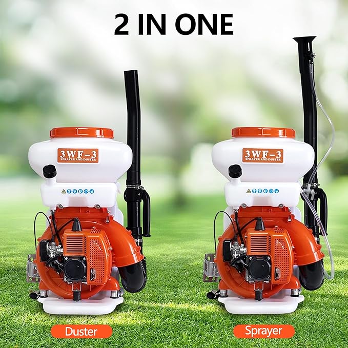 Backpack Sprayer Duster, 3.7 Gallon Mosquito Fogger Sprayer Outdoor