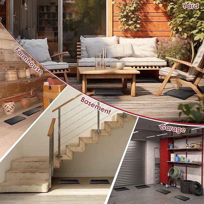 Qualirey Jumbo Rat & Mouse Glue Traps, 11.8 X 9.84 in Large Heavy Duty Mouse Traps Indoor for Home, Pre Scented Adhesive Plastic Tray with for Spider Trap, Snake, Mice, Children and Pet Safe(16 Pack)