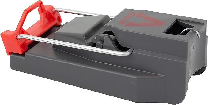 Victor M140-3B Quick-Kill Mouse Traps Indoor for Home - 3 Reusable Mouse Traps