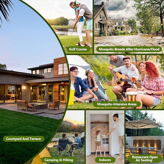 Mosquito Repellent Coils -Mosquito Repellent Outdoor Patio Fresh Scent,Use Reaches Up to 10 feet, Each Mosquito Coils Burns for 5-7 Hours (Contains 20 coils & 2 Stands)