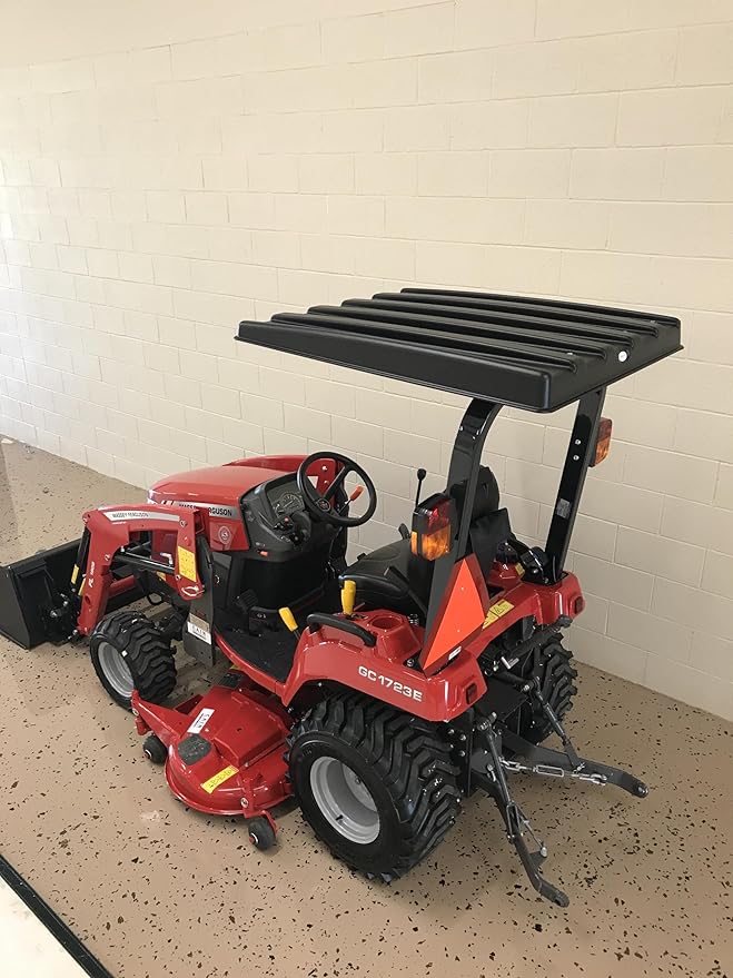 Universal Tractor and Lawn Mower Canopy Top 36 Inch Black - Made in the USA