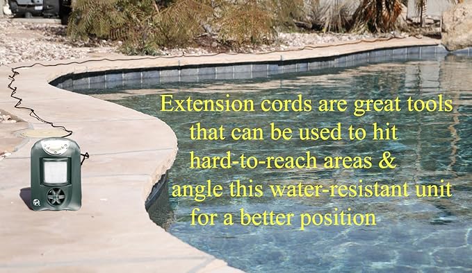 Cleanrth TSBR610 Advanced Sonic & Ultrasonic Bird Repeller - Includes Triple Scan Technology