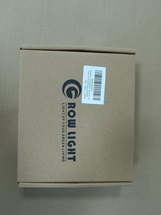 Small Grow Lights for Indoor Plants, 192 LEDs Full Spectrum Plant Grow Light with DC Adapter, 6/12/16H Timer, 3 Color Modes, 5 Brightness Levels, 3.5" Growing Lamp for Small Plants (4-Head)