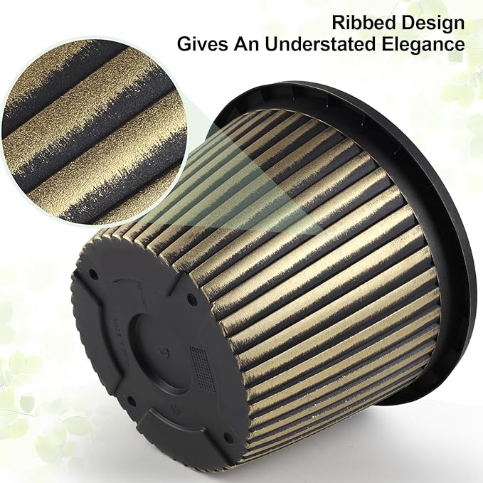 Large-Planter-Indoor-Outdoor Plant Pots, 14 inch 4 Pack Plastic Flower Pots with Saucer And Drainage Holes, Modern Garden Planters For Planting Medium Large Plants， Decorative Resin Garden Pots