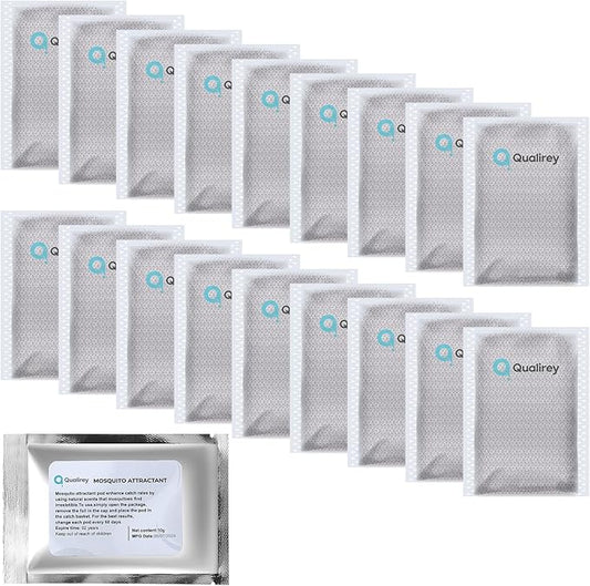 18 Pack Mosquito Attractant in Bulk, Lure for Bug Zapper Bait Refill Compatible with All Mosquito Trap Enhances Catch Rates for Indoor Outdoor Traps, Safe and Long Lasting