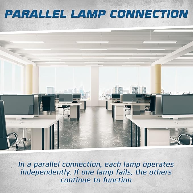 Replacement for Keystone KTEB-240-1-TP-PIC 2 Lamp T12 Electronic Fluorescent Ballast | 120V Input with Instant Start Operation | 0.85 Ballast Factor, UL-Approved