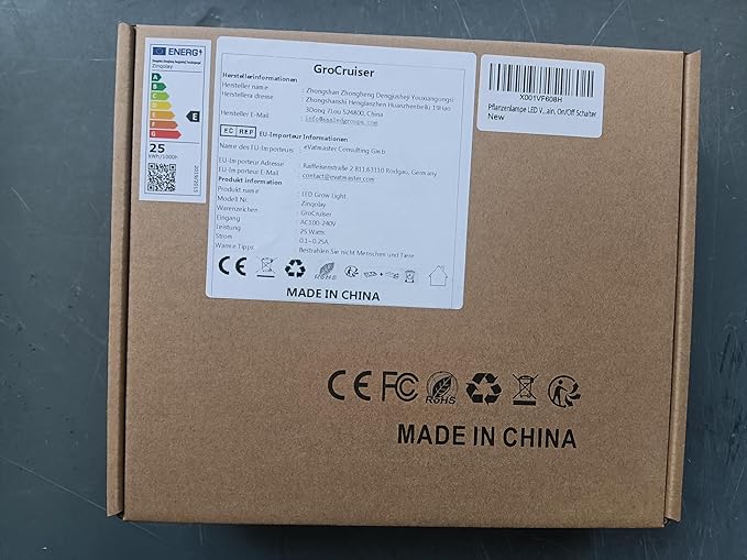 Table Top Grow Light for Seed Starting, Seedlings, Vegetable, Bonsai, 25 Watt Brightest Full Spectrum Desk Plant Lights for Indoor Growing, Adjustable Height 16"-24", Daisy Chain Function