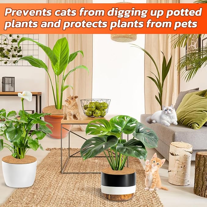 Legigo 4pcs Coconut Fiber Mulch Ring Tree Plant Protector Mat, 30 Inch Natural Coco Coir Tree Protection Ring Plant Pot Soil Cover, Tree Rings Disc Plant Cover for Indoor Outdoor Plants,Landscaping