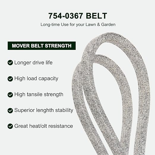 954-0367 Belt 754-0367 Wheel Drive Belt for MTD Cub-Cadet Snow Thrower