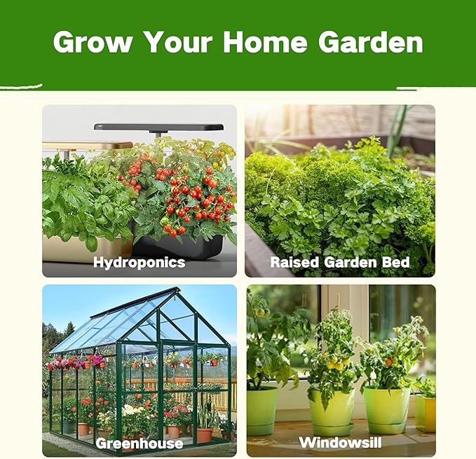 LUSH&DEW Full Companion Plants Vegetable Seed Bank, Gardening Gifts for Women Men, 32 Varieties 30,000+ Non-GMO Heirloom Fall Garden Seeds, Raised Garden Bed, Survival Seed Kit Emergency Food Supplies