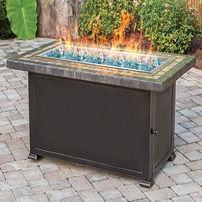 Stanbroil 48 x 14 Inch Rectangle Drop-in Fire Pit H-Burner Pan, Gas Fire Pit Insert for Outside DIY Fire Table, 304 Stainless Steel, BTU 185,000 Max