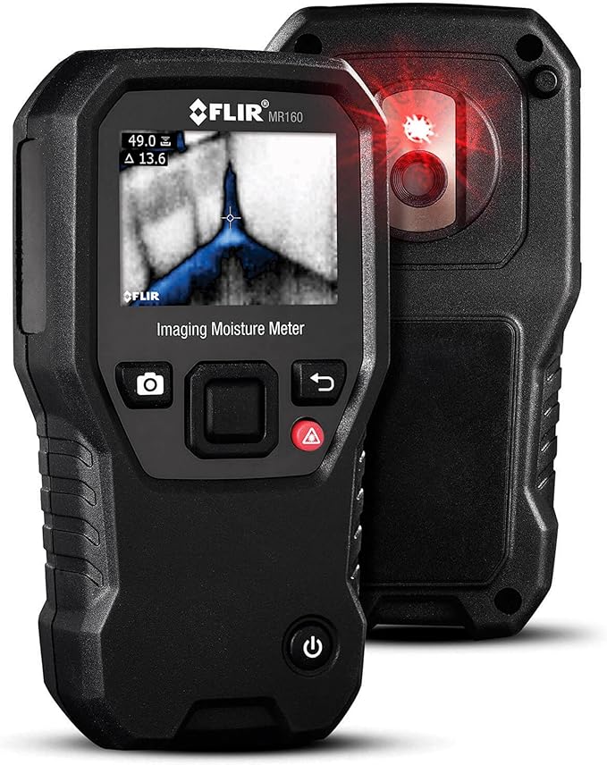 FLIR MR160 - Thermal Imaging Moisture Meter - with IGM (Infrared Guided Measurement), Pin and Pinless