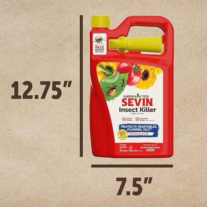 Sevin 100547234 Insect Killer Ready to use 1 Gallon, White Label