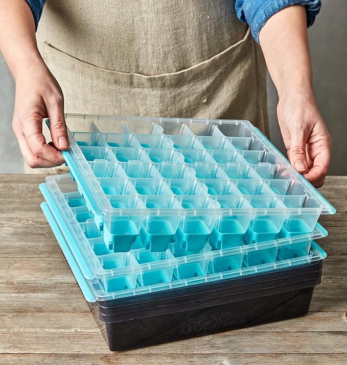 Burpee SuperSeed Seed Starting Tray | 36 Cell Reusable Seed Starter Tray | for Starting Vegetable, Flower & Herb Seeds | Indoor Grow Kit for Plant Seedlings | for Germination Success