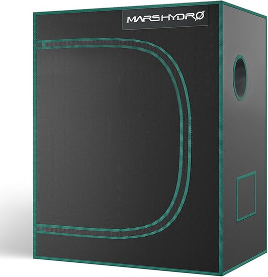 MARS HYDRO 2.5x1.5 Advanced Grow Tent, 30"x18"x36" High Reflective Mylar 1680D for Hydroponics Indoor Plant Growing, with Floor Tray and Smooth Zipper for TS600