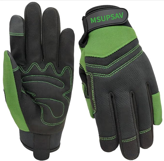 Thorn Proof&Puncture Resistant Gardening Gloves with Grip,Garden Gloves for Women, Leather Work Gloves,Gifts