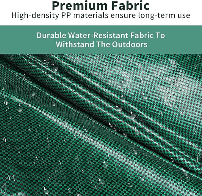 2 Pack Yard Waste Bags 53 Gallon Lawn and Leaf Bags, Reusable Heavy Duty Garden Bags for Collecting Leaves, Waste Container for Clean Up Outdoor Debris Leaves Grass Clippings