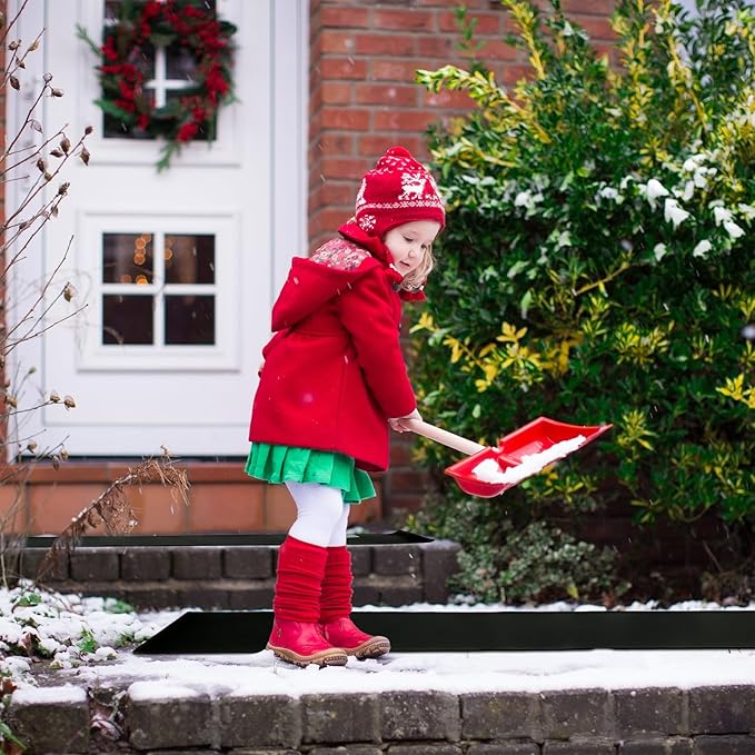 Baquler 2 Pieces 10 ft Snow and Ice Melting Mats Roof and Valley Heater Ice Dam Prevention Heated Outdoor Mats Electric Snow Melting Mats for Winter Snow Removal