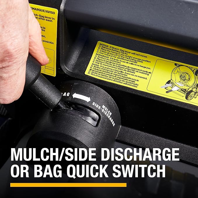 Cat DG671 60V 21” Self-Propelled Cordless Lawn Mower 3-In-1 Cutting Modes, Brushless Battery Lawn Mower with TorqLogic, Easy-Adapt Self-Propelled Lawn Mower – Battery & Charger Included