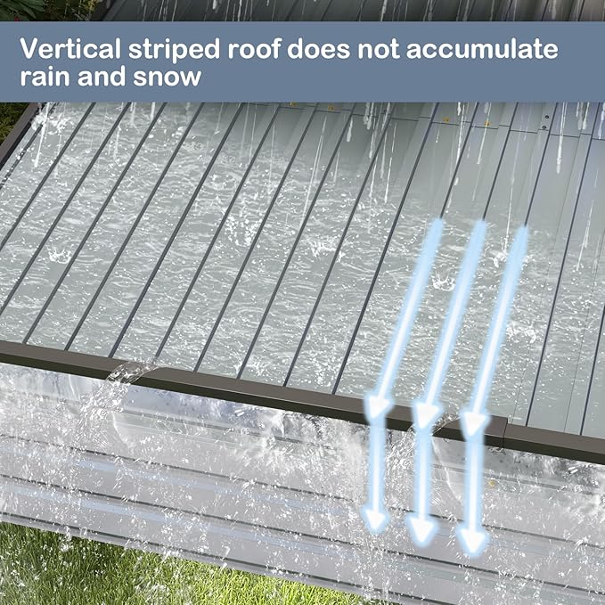 Metal Carport 12x20 FT Heavy Duty, Outdoor Steel Large Rv Car Ports Canopy with Galvanized Steel Roof and Frame, Car Shelter Protect from Sun and Heavy Snow for Pickup, Boat, Car and Tractors