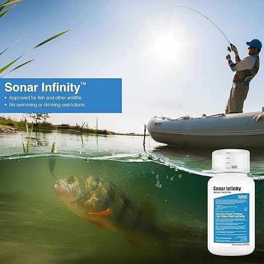 Aquatic Herbicide - 22 oz WDG Granules for DIY Pond and Lake Weed Control - Kills Duckweed, Milfoil, Hydrilla - Fish Safe, Easy to Use, Season-Long Results