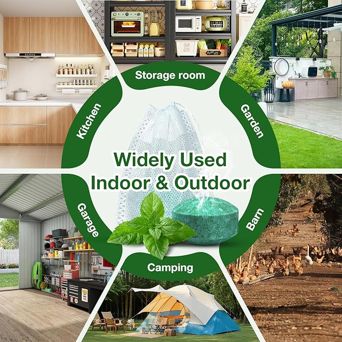 Pest Rodent Repellent, 25 Pack Peppermint Oil Mouse Traps Balls for Rat Mice, Ant, Roach, Spider, Squirrel, Insect Control Mouse Deterrent for Indoor Outdoor Use, for Garden & Home, Family & Pet Safe