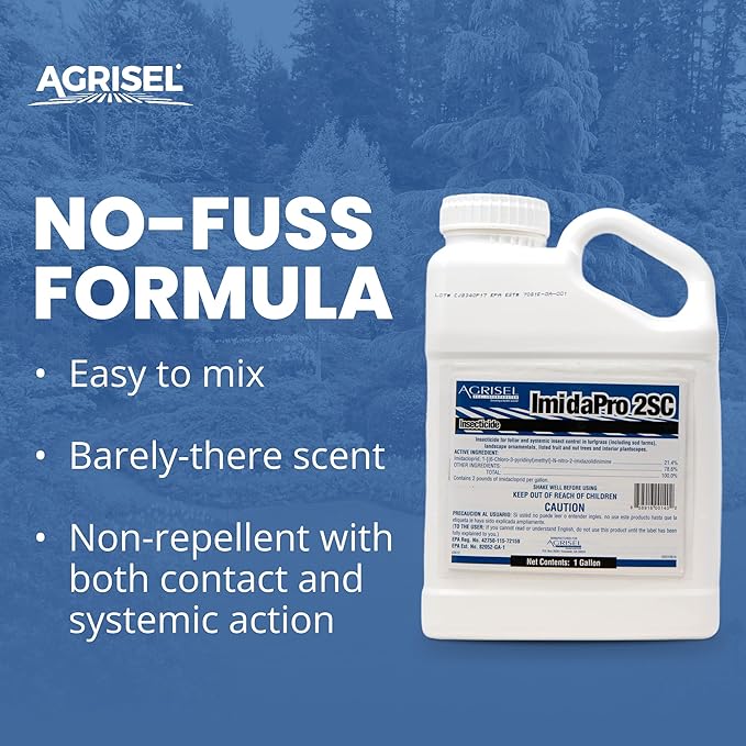 ImidaPro 2SC/Midash 2SC Insect & Pest Control, Residential & Commercial, Effective Against 100+ Pests, Outdoor Use Only, Includes 3-Pack of Agrisel Protective Gloves, 128 Ounces