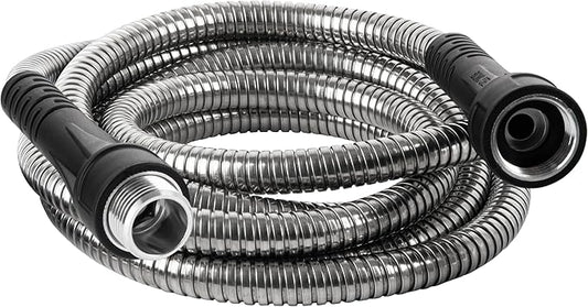 BIONIC STEEL 10Ft Short Garden Hose, 10 Ft x 5/8 In. Connector Hose for Reel, Leak Proof Connection, Heavy Duty, Non Kinking, Flexible, Hose Extension