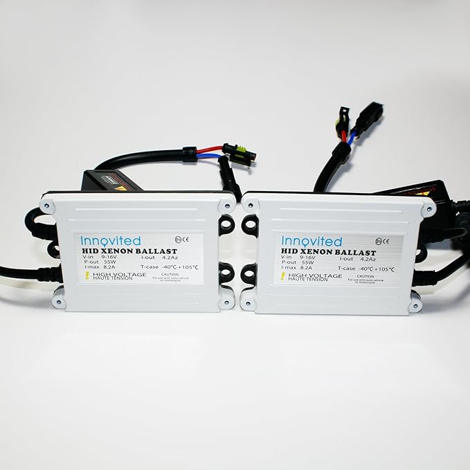 2pcs 55w Ac HID Slim Digital Ballast for H1 H3 H4 H7 H10 H11 9005 9006 D2r D2s Universal Fit