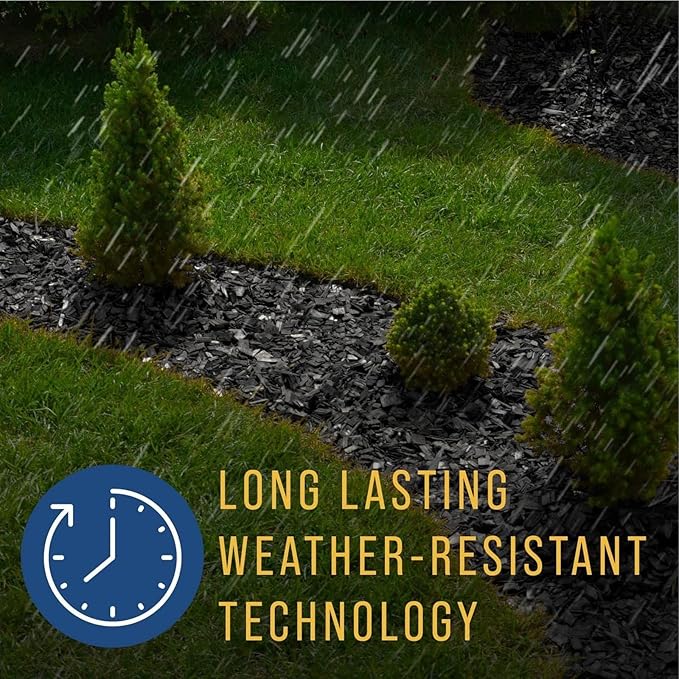 Maplefield Ultra Concentrated Black Mulch Dye - 32 Oz - Rubber Mulch Colorant & Pine Straw Stain - Fade-Resistant Formula for 3200 Sq Ft Coverage