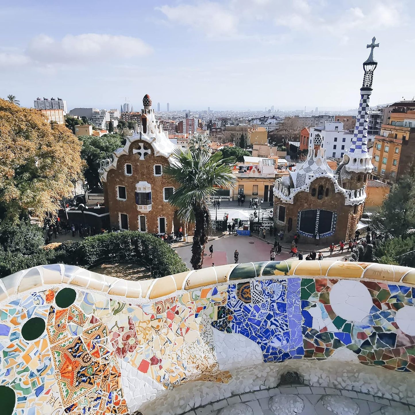 100 Pieces Ceramic Mosaic Tiles, 3/5" Square Shapes, Stained Colors, Ceramic Tiles Supplies for Crafts, Beginner Mosaic Project, Stepping Stones Decor - Mix Color