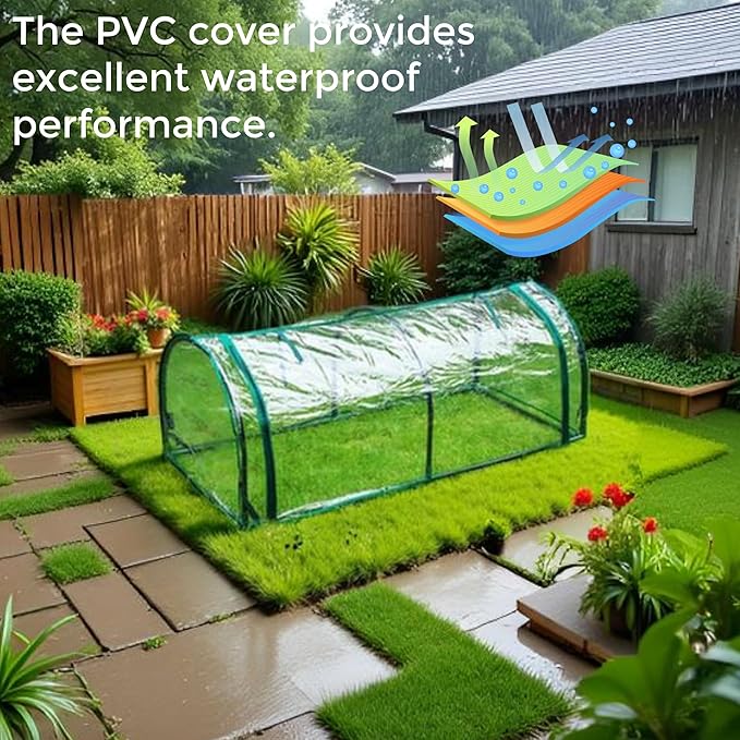 4 x 2 FT Greenhouse for Outside, Clear