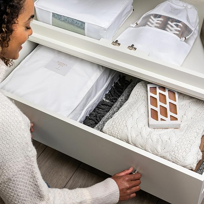 Powerful Moth Traps for Clothes & Closets | Refillable 3-Pack | Odor-Free & Natural | Moth Pheromone Traps for House & Clothing