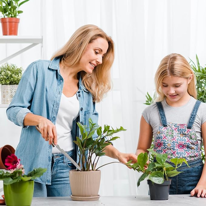 for Hori Hori Garden Knife,Garden Tools with Sheath for Weeding, Planting and Digging, 7" Stainless Steel Blade with Cutting Edge, Walnut Handle with Hanging Hole