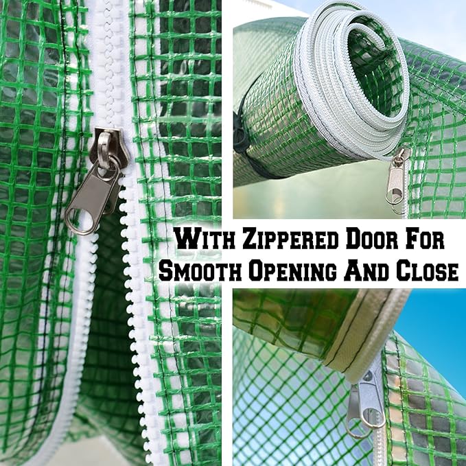 BenefitUSA Larger Hot Green House 20'X10'X7' Walk in Outdoor Plant Gardening Greenhouse Cover (Frame Does Not Included)