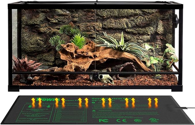 iPower GLHTMTPROLX2 2 Pack Upgraded Carbon Film 48" x 20.75" Seedling Heat Mat Durable Waterproof Indoor Warm Hydroponic Plant Germination Starting Pad