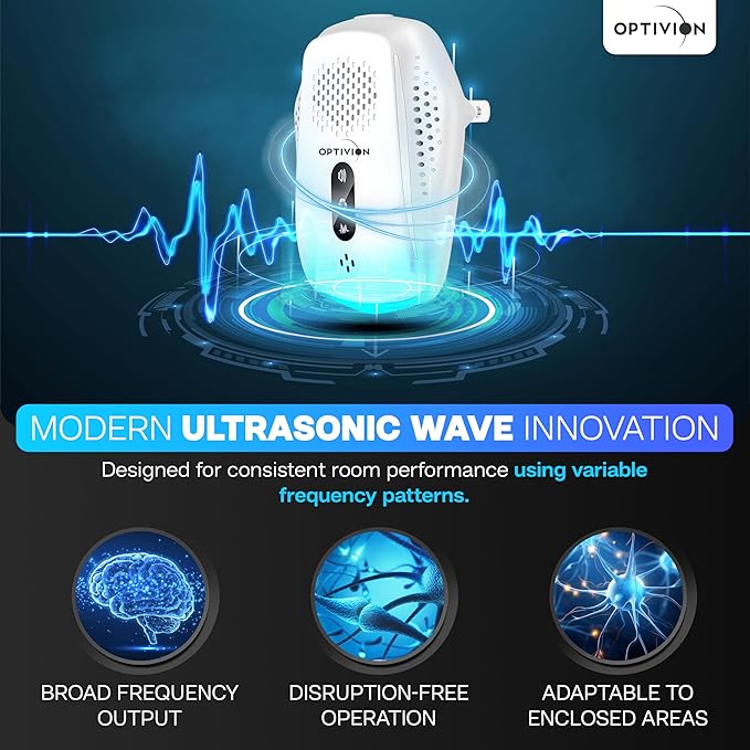 Ultrasonic Pest & Mouse Repeller, 2025 Upgraded Plug-in 6 Pack - Indoor Spider & Roach Repellent, Dust Mite Removal Plug - Indoor Pest Control for Home,Kitchen,Garage,Bedroom,Warehouse,Basement,Attic