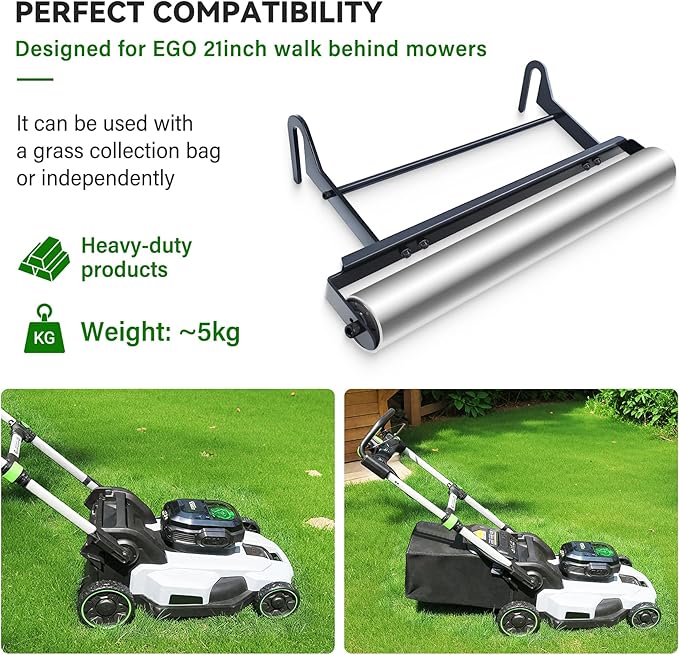 EGO 21inch Walk Behind Mowers Lawn Striping Kit,Heavy-Duty Design Stainless Steel Drum,Suitable for Easily Achieving Professional Level Lawn Patterns