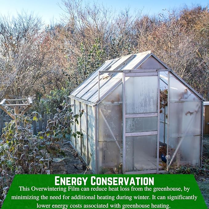 Farm Plastic Supply - 6 Mil White Plastic Sheeting - Overwintering Film, 6 Mil White Plastic Film, Greenhouse Plastic, Durable Plastic Sheeting (16' x 40')