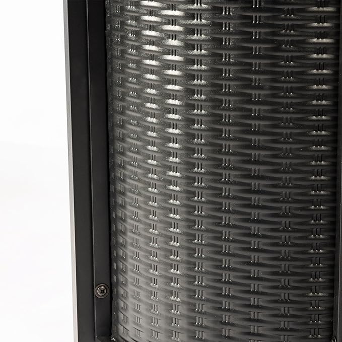 32'' Round Gas Fire Pit, 50,000 BTU Steel Outdoor Fire Tables, Fire Table with Lid, Add Warmth & Ambience to Gatherings and Parties On Patio Deck Garden Backyard, Black.